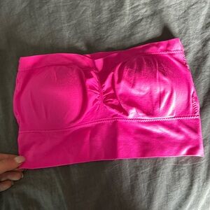 Pink bandeau top